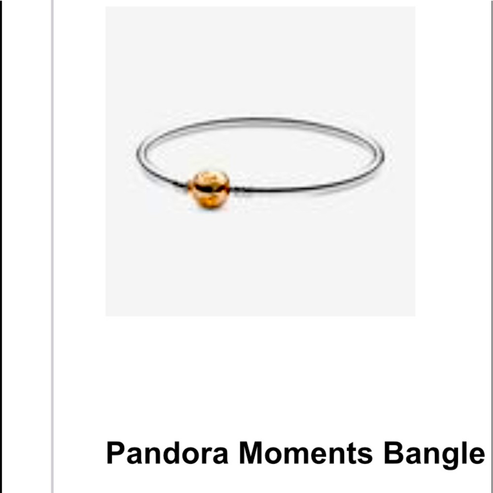 3 Pandora bracelets. 1 Bangle and 2 slides.